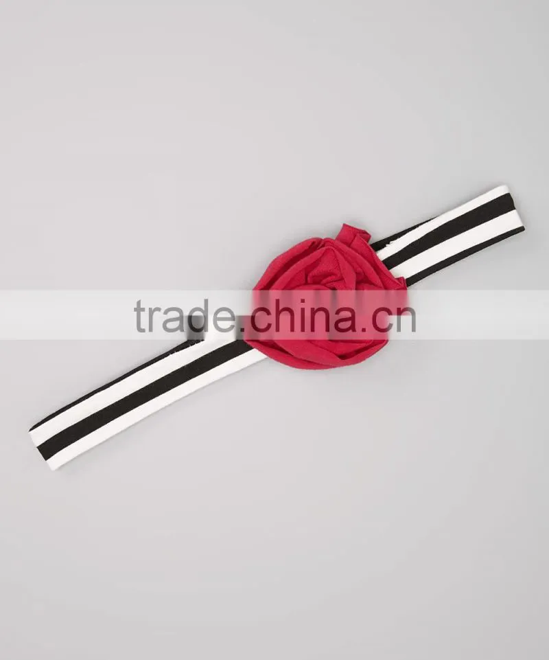 Europe Style Black And Red Rose Headband For Baby Girl Top Grade Headband For Children Fancy Kids Accessories A-NP-HA905-259