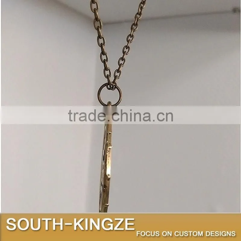 Carribean Film Preparation Pop Bronze Plated Jewelry Pendant