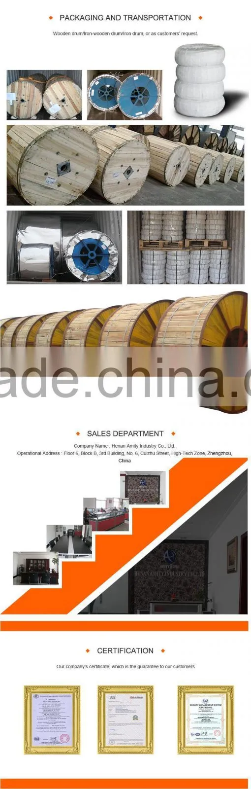 High tensile strength GSW 3/8" galvanized steel wire price