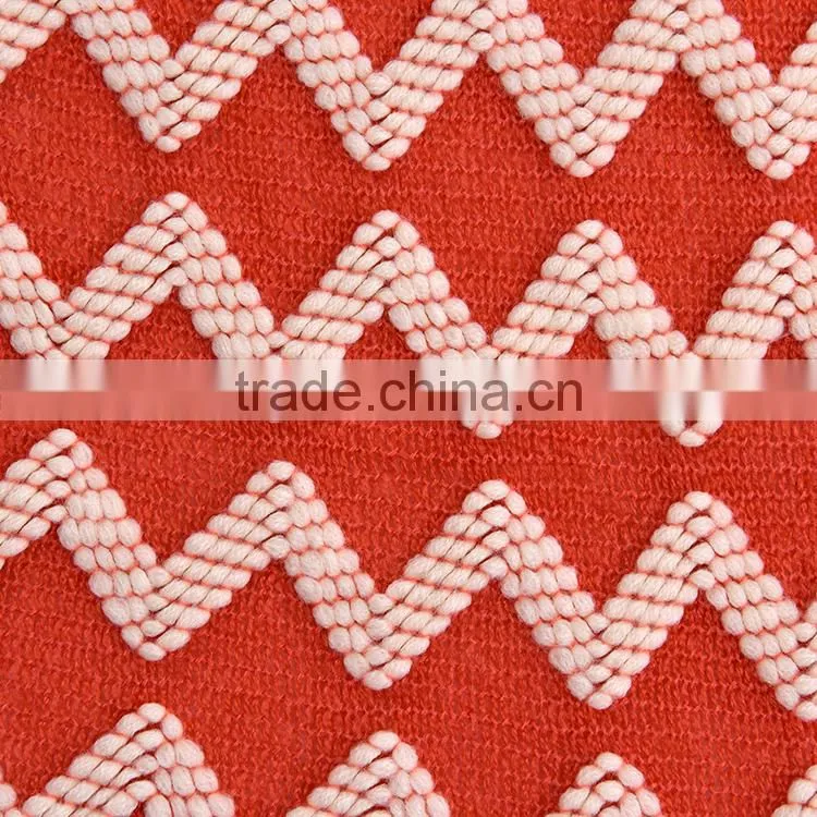 Low price most popular acrylic throw knit blanket