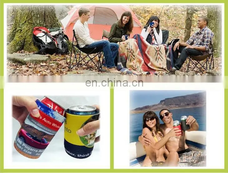 Neoprene beer bottle cooler and hot water bottle cover