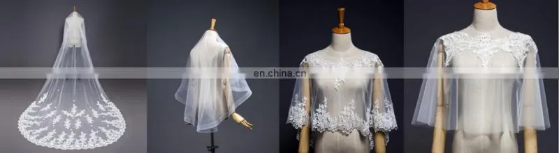Lace Trim Wedding Veils 2017 Short Black Bridal Veil Wedding Accessories