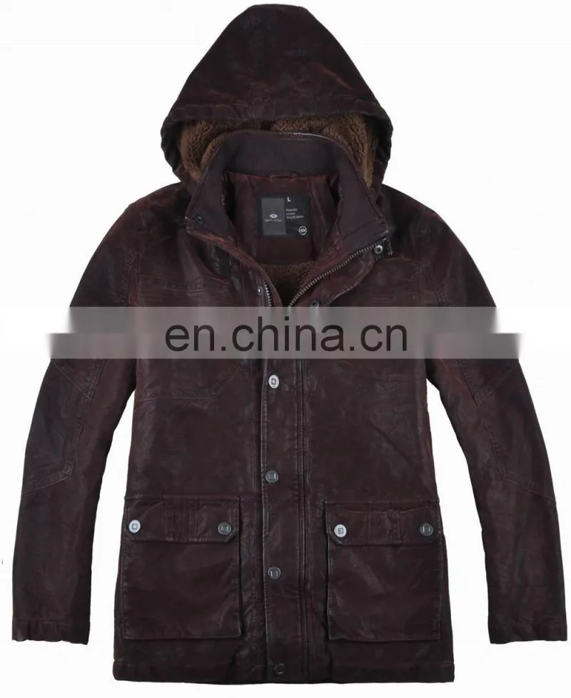 2015 mens oem brand fashion leather jackets with high quality