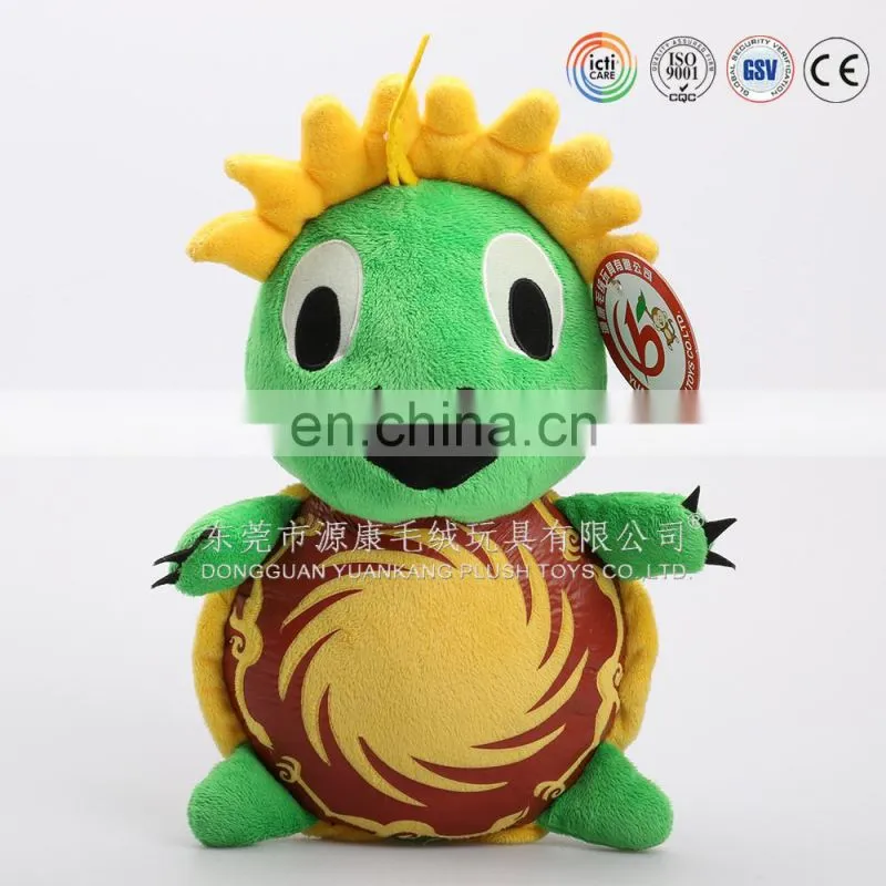 ISO9001 aduited sea animal custom no minimum green big eyes turtle plush toy