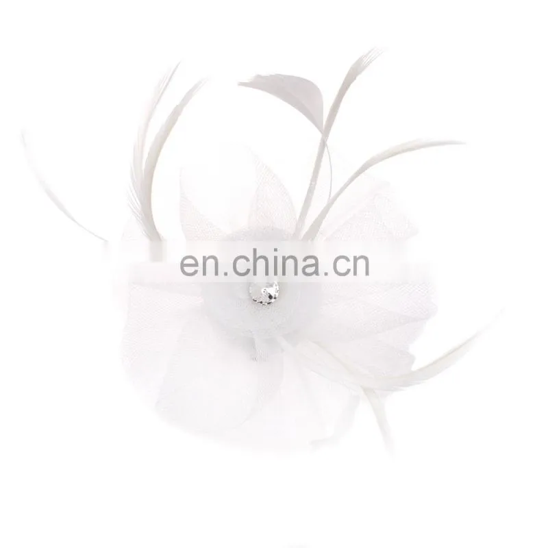 Women Wedding Bridal Headpiece Wedding Hats Fascinator Ladies Wholesale Make Church Hats Wedding Hair Accessories Hair Accessory
