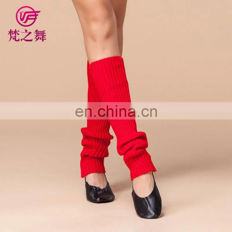 P-9052 High quality cheap wool knit belly dance socks accessory