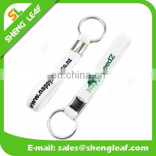 custom silicone keyring, silicone keychain, silicone key holder for sales with printed logo