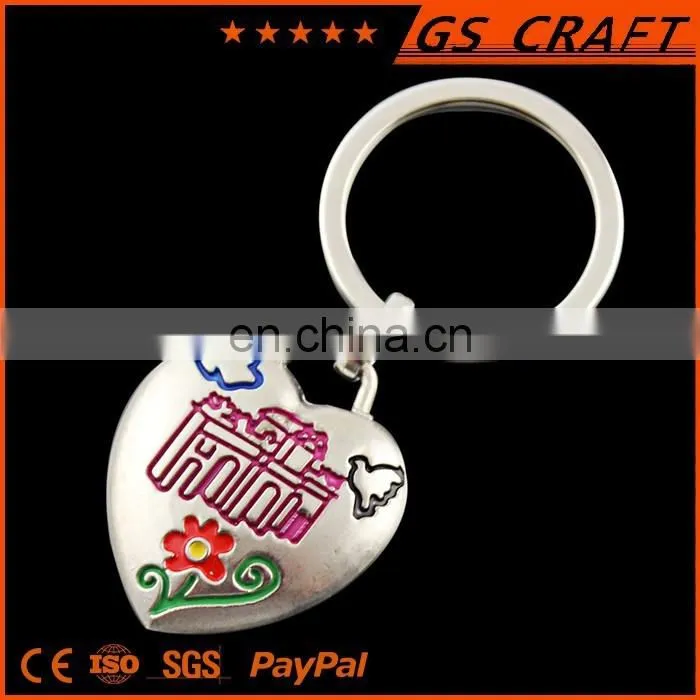 Customized 3d keychain/bronze keychain