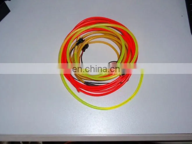 2016 Hot Sale Flexible Atmosphere Light Electroluminescent Neon Glowing EL Chasing Wire