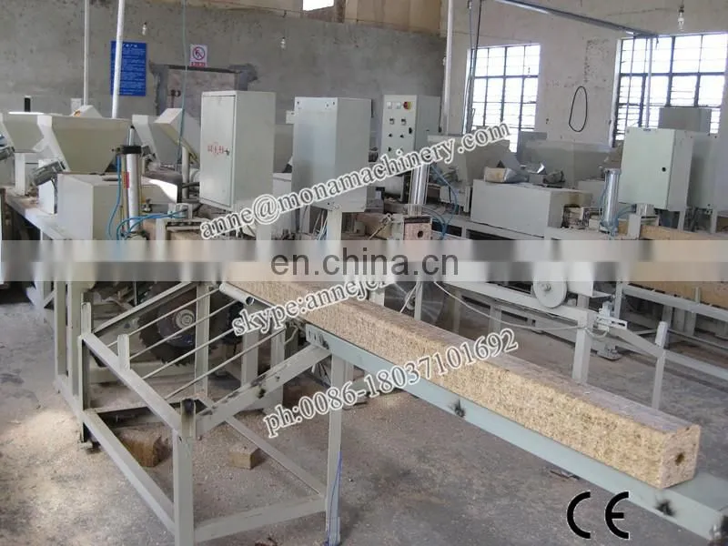 Two Head Wood Sawdust Hot Pressing Machine Wood Block Hot Press Machine With Factory Price