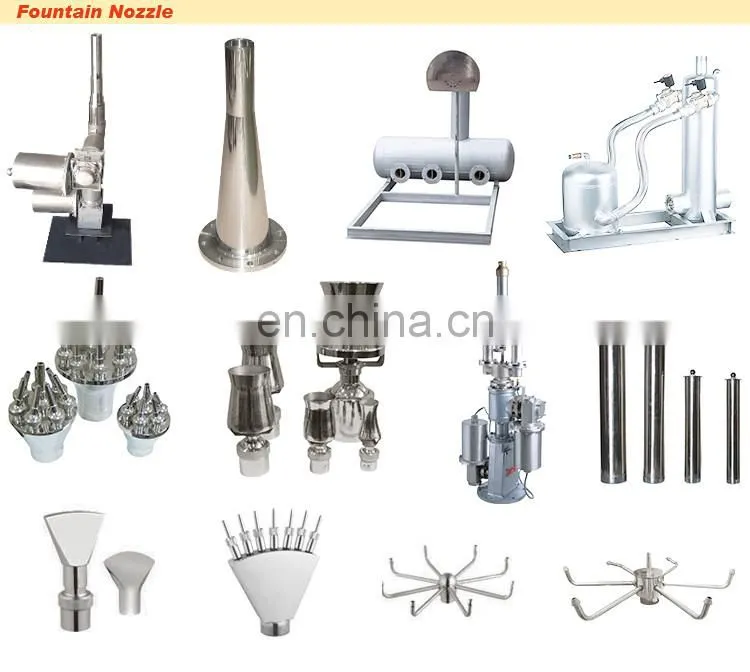 2017 China golden factory supplier asian stainless steel water music fountain