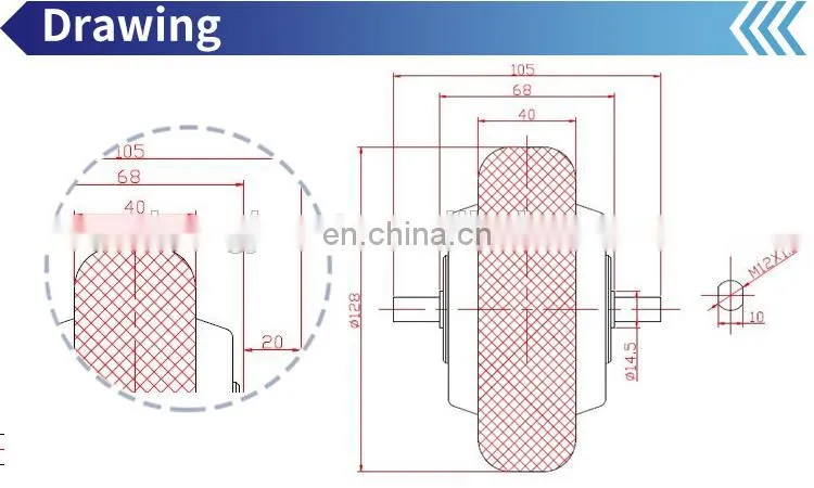 Top Seller 5 Inch DC Brushless Electric Wheel Hub Motor for Longboard