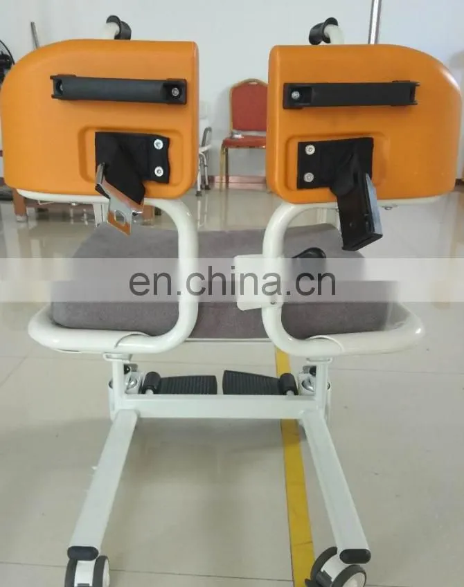 Multifunction transfer medical equipment patient transport commode seat wheelchair