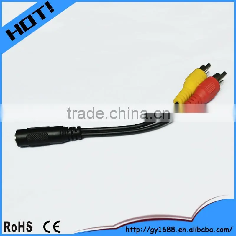 Multimedia Application 3.5mm female to RCAx2 male cable