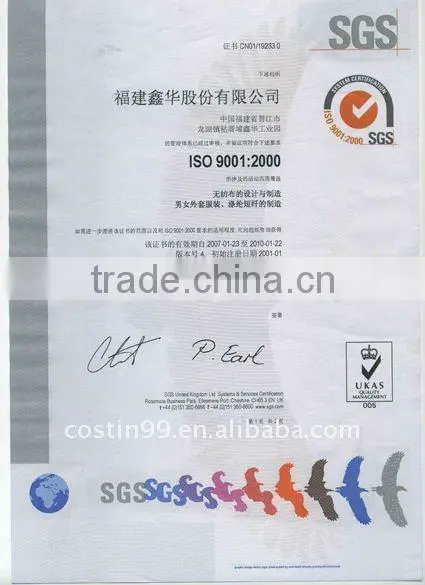 Synthetic Leather Based Fabric for PU/PVC