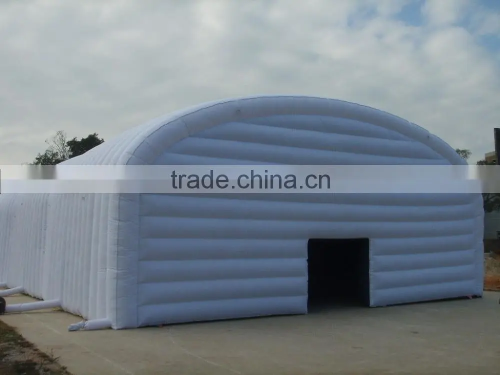 10x10x6m Huge white inflatable tent, white inflatable dome tent