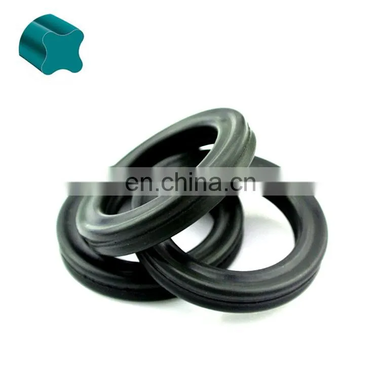 Good Quality OEM Nitrile NBR FKM Quad Ring Mechanical Hydraulic Quad-Ring Seal Rubber X Ring