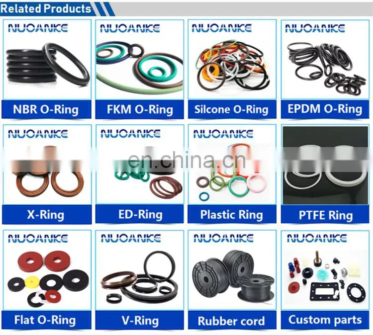 NUOANKE Good Quality FKM NBR Silicone PTFE Rubber Oring O-ring