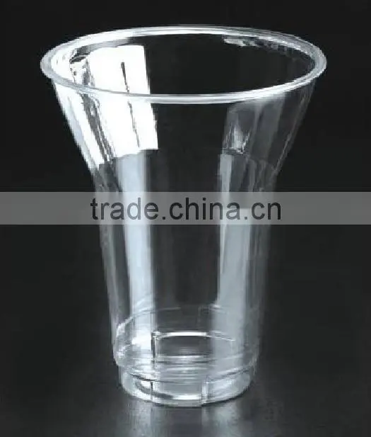 Clear PET plastic lid with diameter 95mm, "T" shape lid for cold beverage cups DT95