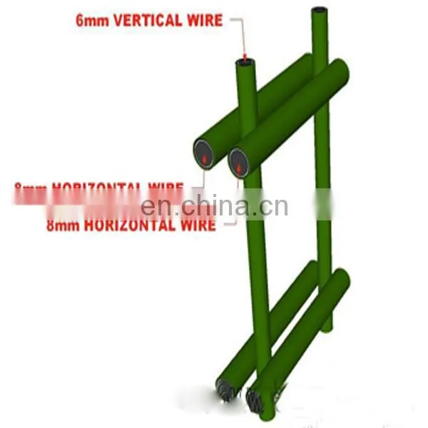 Factory supply garden fence double wire mesh fence