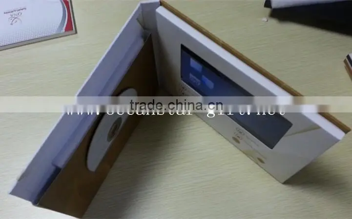Customized hardcover 7" video brochure
