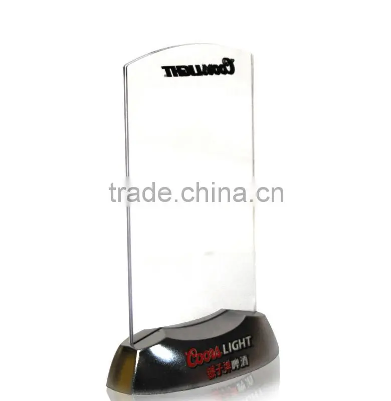 Beautiful led light bar menu display