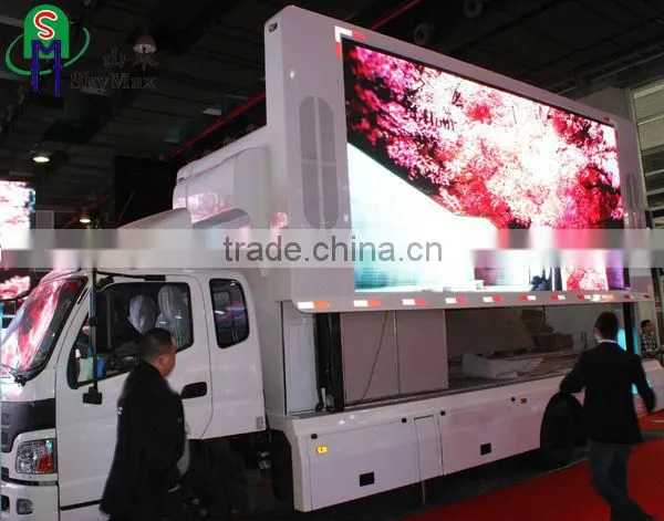 P10 outdoor advertising truck mobile led display