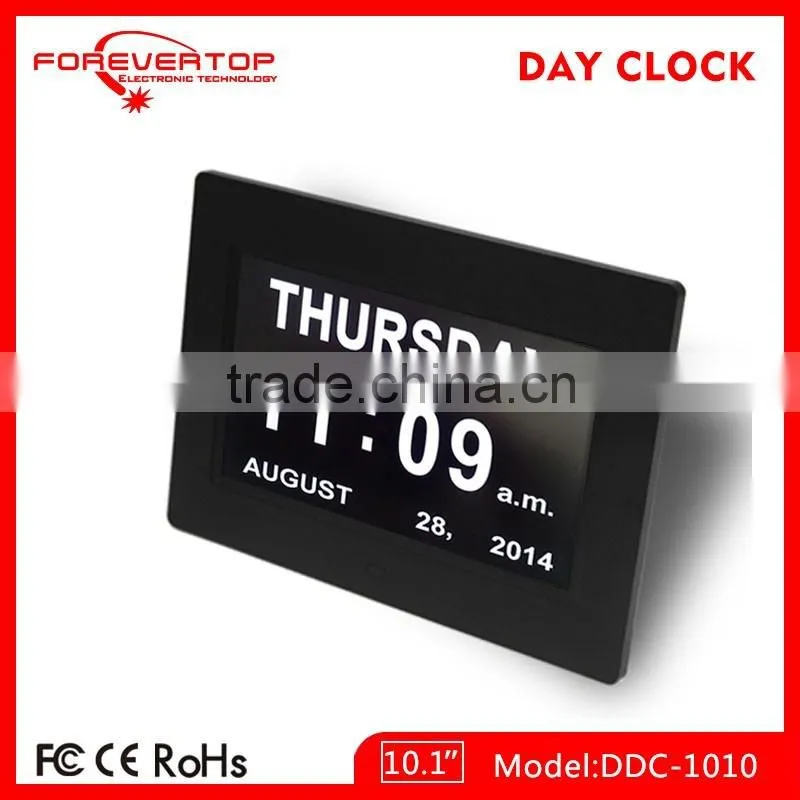 Hot sell High definition digital big screen led clock calendar for elder