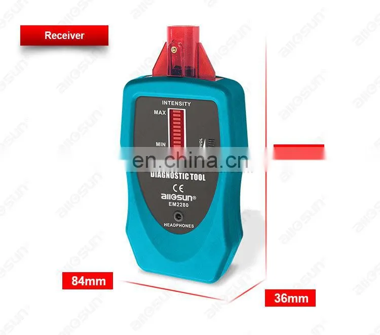 All-Sun EM2280 Ultrasonic Diagnostic Tool Multifunction Leak Detector Gas Liquid Leak Detector Machine Fault Diagnostic Tool
