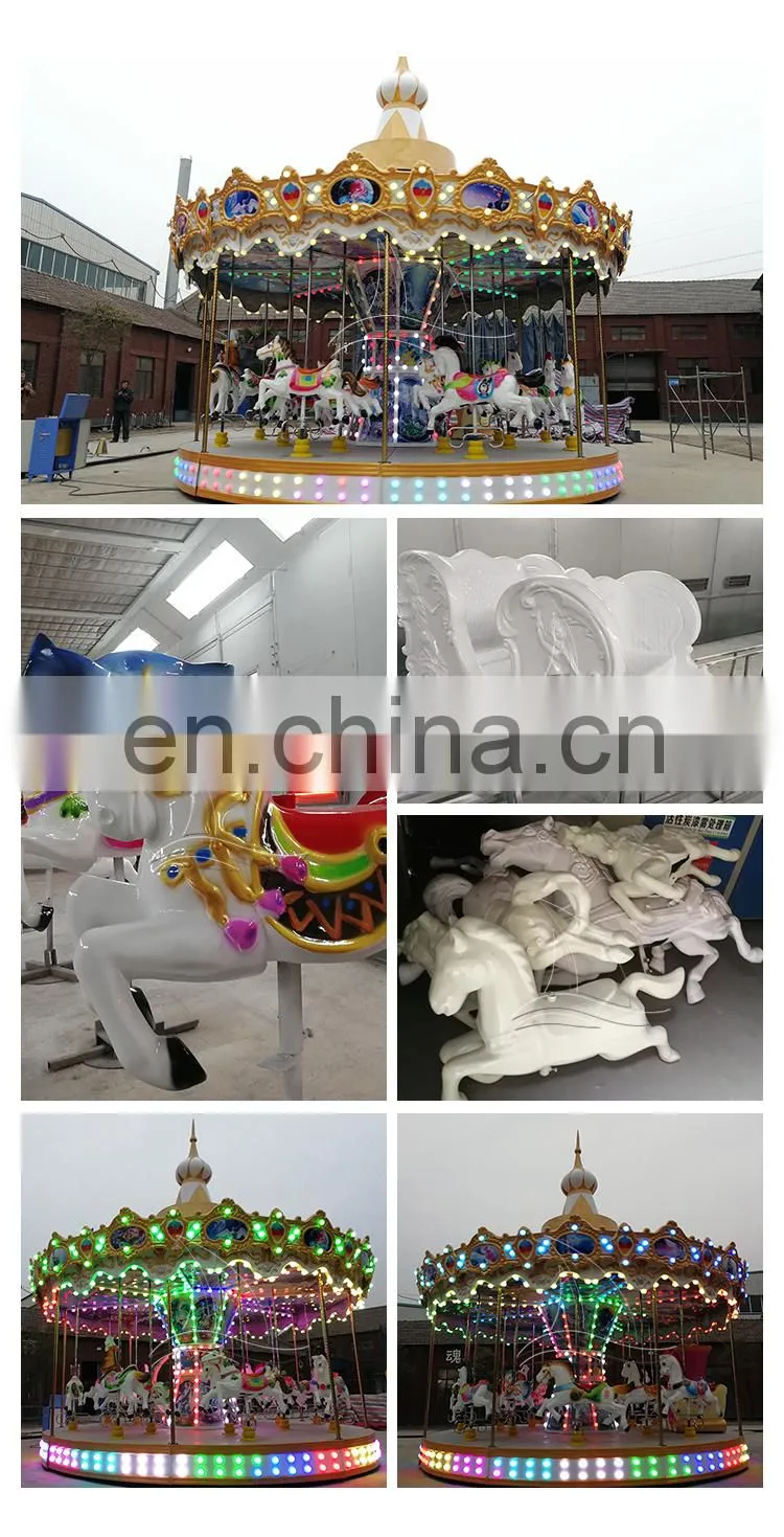 amusement park outdoor christmas carousel rides for sale