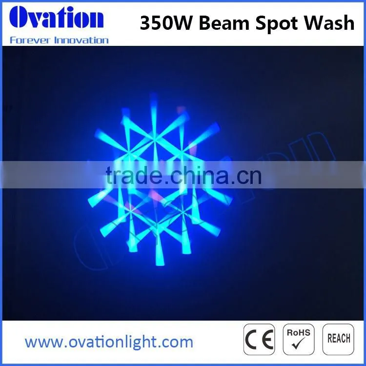 Moving Head Beam 17R 350W 21CH with Osram Lamp with Plug Black Shell