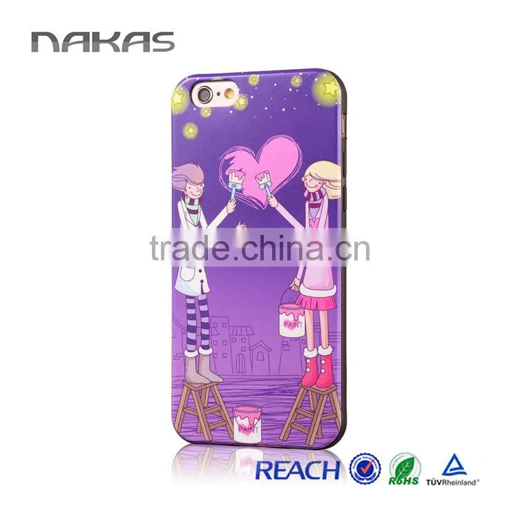 Wholesale cute IML tech mobile phone cover for q