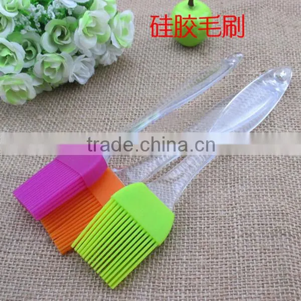 Best good colorful Non-stick portable bbq silicone oil brush,silicon paint grill brush