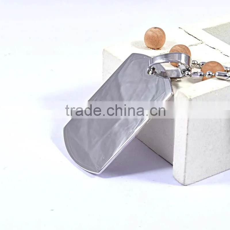 Stainless Steel Jewelry Main Material Costume Tag Pendant