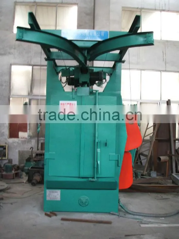 Hook type shot peening machine sand blasting machine