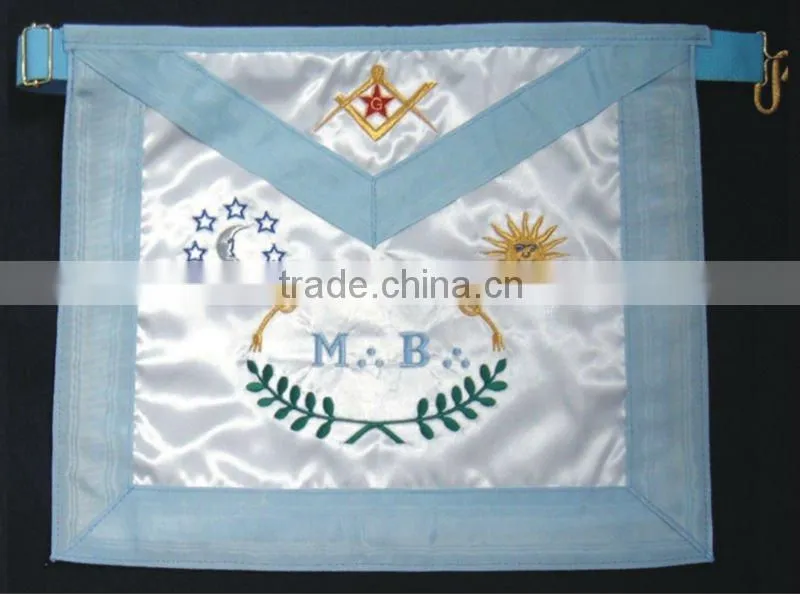 Embroidred Hand Machine Badges Regalia Apron Sashes Callor Cuff Masonic