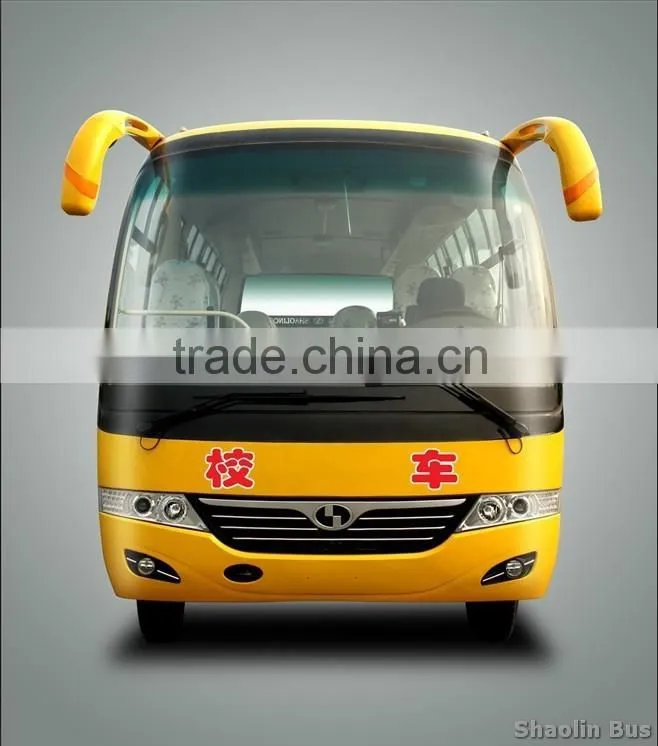 shao lin 8M primary school bus 3+2 seats with folded seats