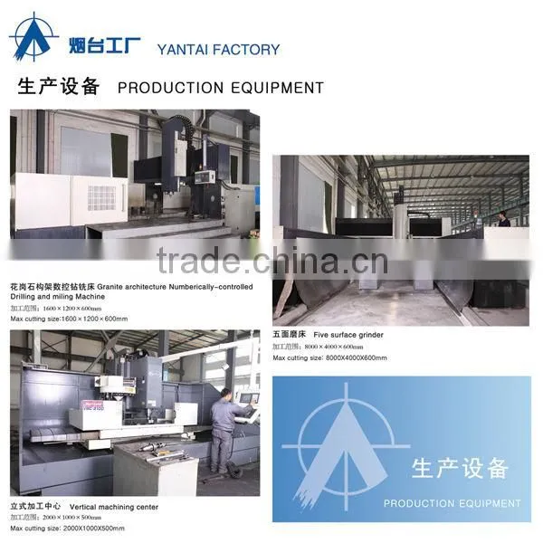 High precision granite machinery components granite precision component