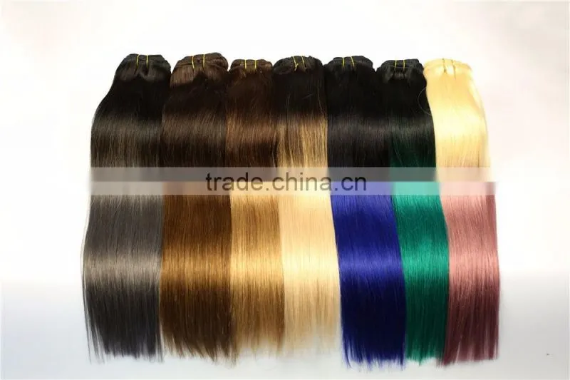 Dark roots human hair ombre brazilian hair weave pink gray and black ombre hair extensions