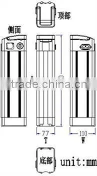 Wholesale Li ion Battery 10Ah 48v Bottle Battery / Battery Pack 48v10Ah Bottle Type