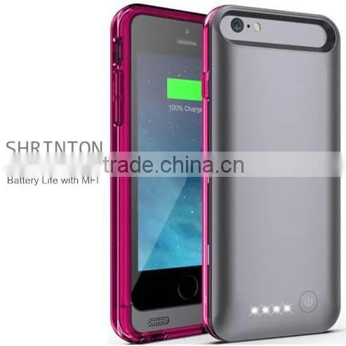 3200mah power case backup charger for I-phone 6 with MFI approval