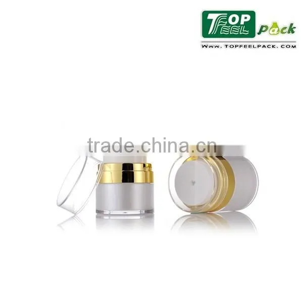 High quality acrylic airless pump jar for cream 15g/30g/50g