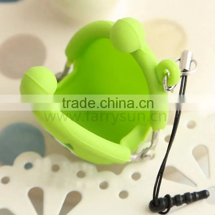 2015 High quality silicone ruber shoulder purses/ ladies purse wallet/rhinestone purses