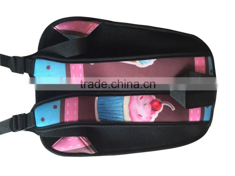 Distinctive and Environmental neoprene backpack of the strawberry pattern