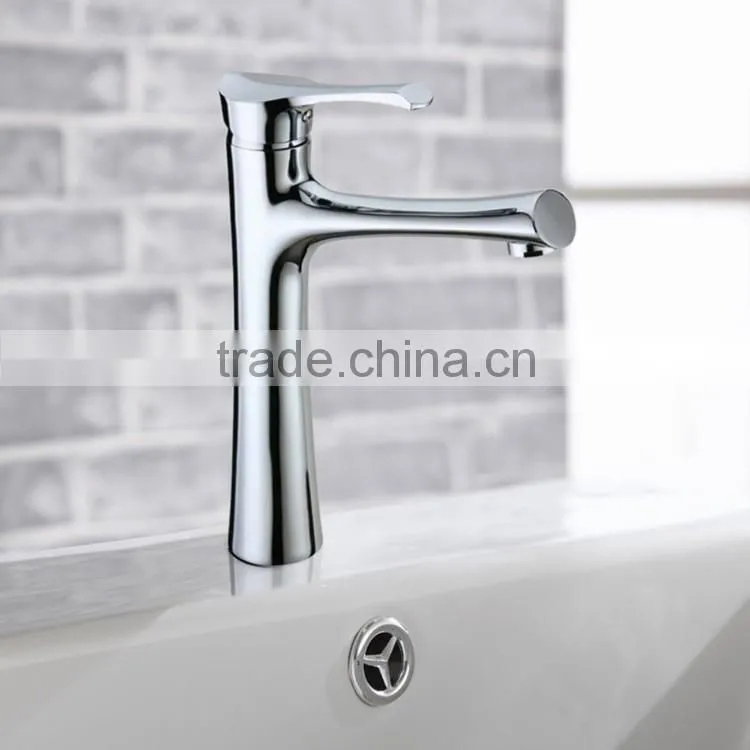 Deck Mounted Solid Brass Bathroom Hot Cold Water Tap BNF006H