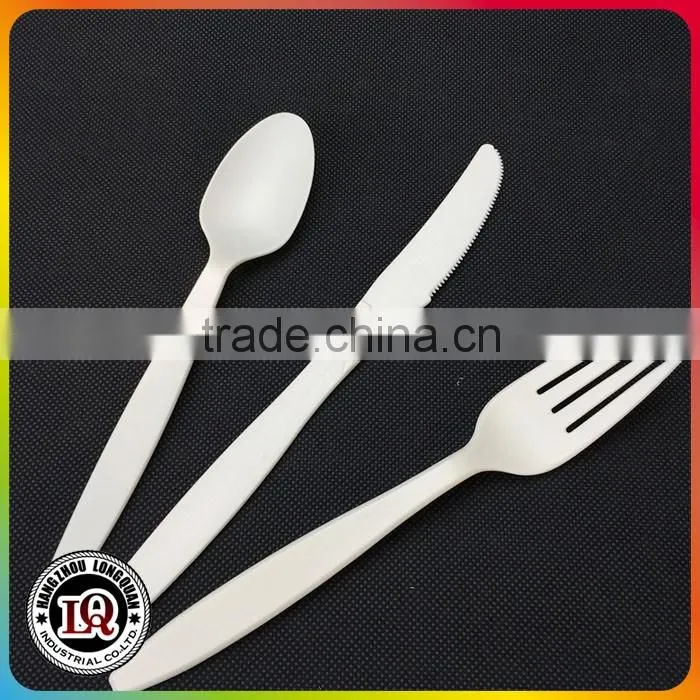 Disposable Plastic PP White 1.9g 5g Restaurant Cutlery