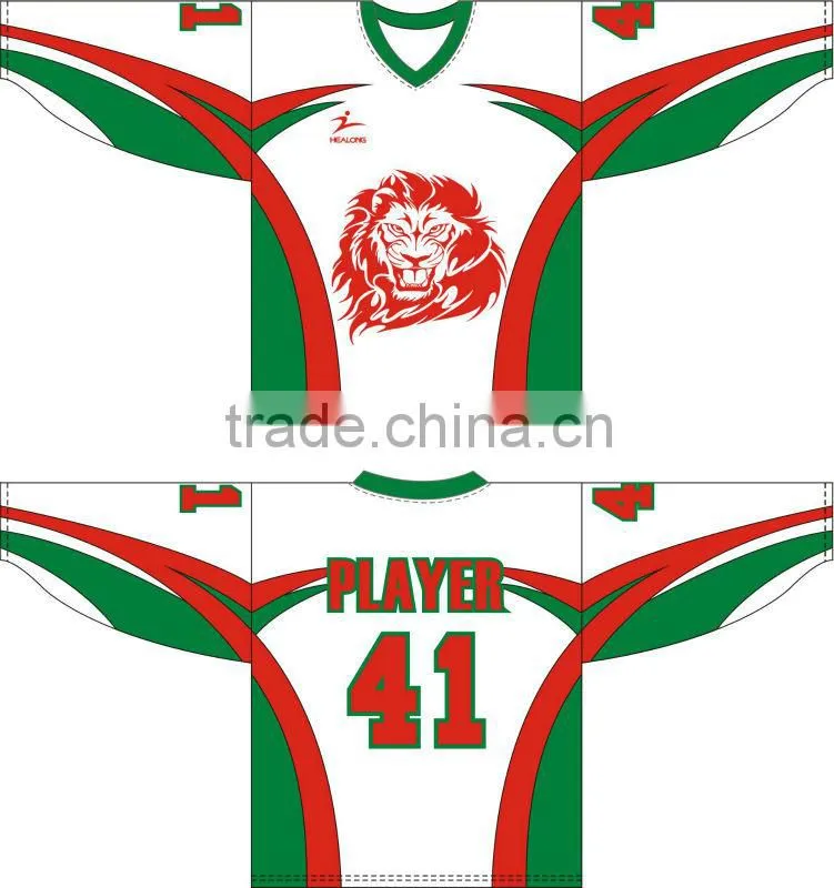 Cheap adult custom design ice hockey jersey