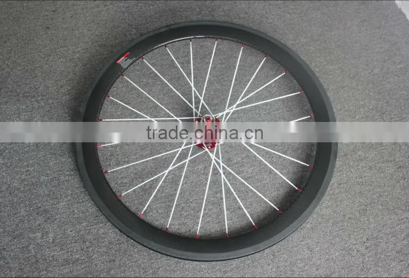 China wholesale bicycle parts carbon road bike wheels 50mm clincher MT-50C