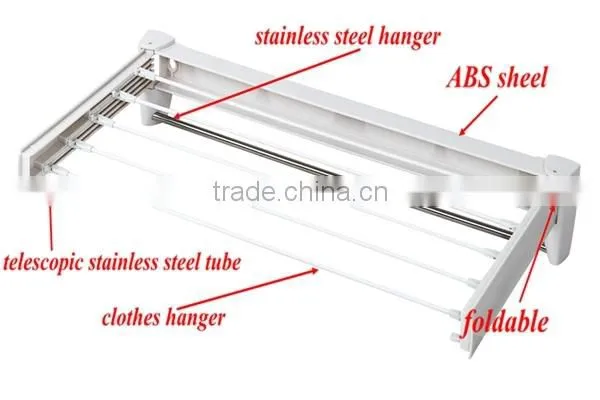Bathroom Accessories Wall Mount Steel Wire Towel Dryer