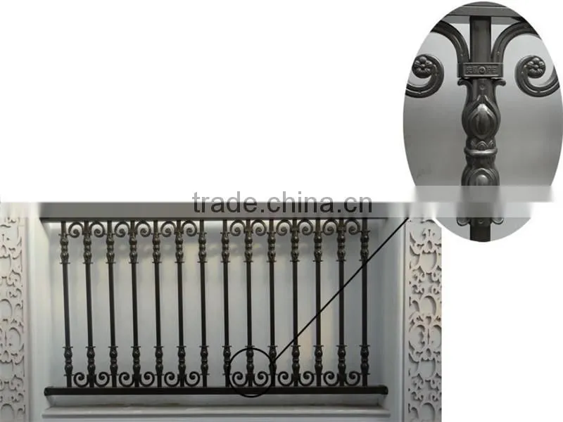 AJLY-804 hot sale!!!wholesale decorative aluminum balcony railing designs (manufacturer)